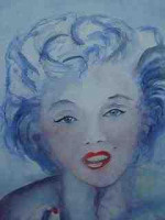 Marylin Monroe 90x70 Aquarell